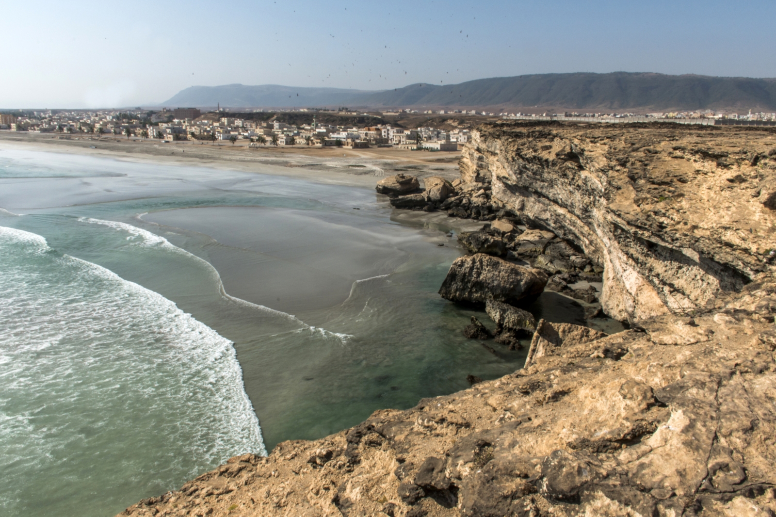 Sea and cliffs in Oman
